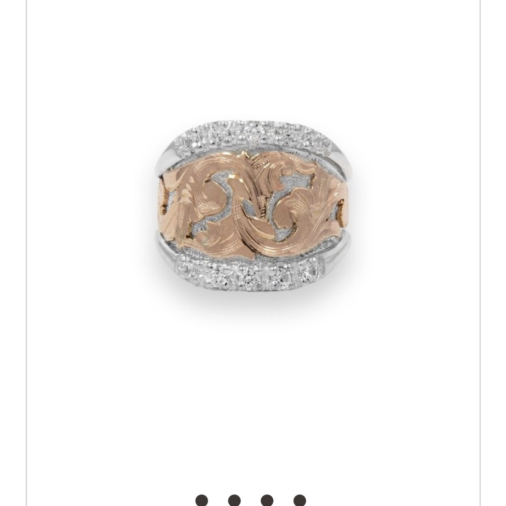 Hyo Silver & 10K Rose Gold Ring - Picture 2 of 2